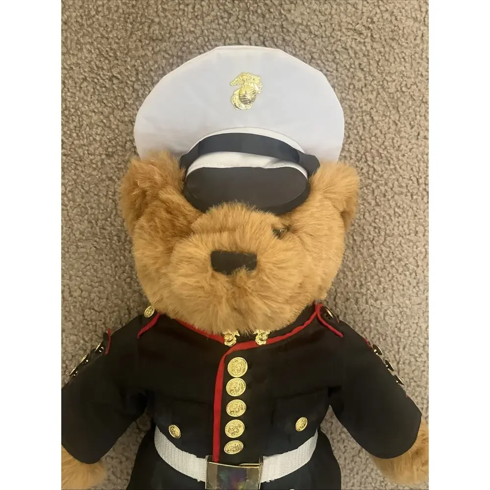 Genuine U.S. MARINE CORPS ENLISTED DRESS BLUE UNIFORM PLUSH BEAR 21
